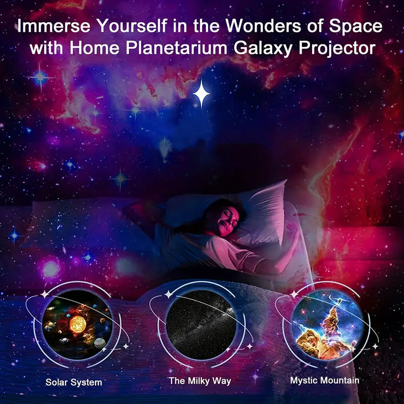 Galaxia | 360° Projektor für Sternenhimmel - Vollraumbeleuchtung