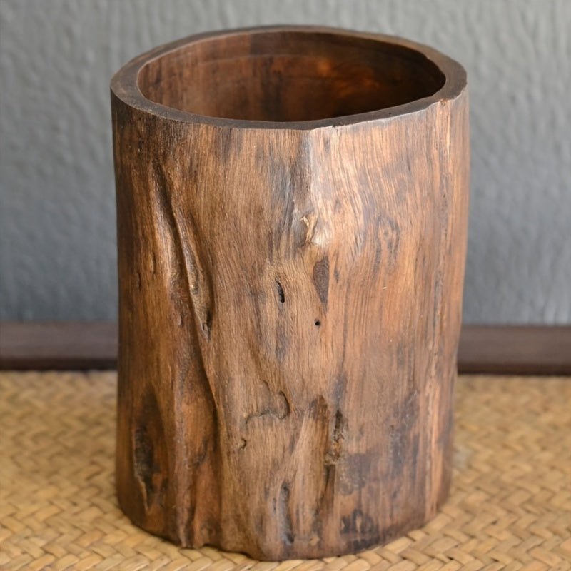 Handgefertigter Holzstifthalter – Einzigartiges und natürliches Design