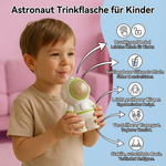 Trinkflasche für Kinder im Astronauten-Design