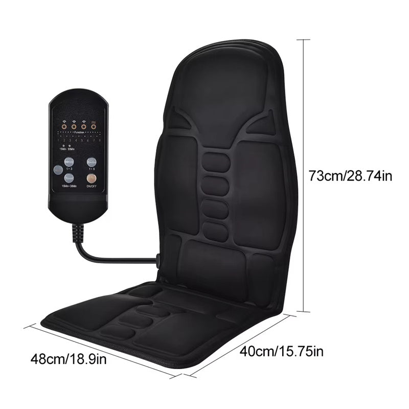 Elektrische Massageauflage mit Wärmefunktion - Ideal für Zuhause & Auto