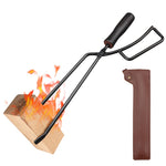 Tragbare Hitzebeständige Grillzange aus Holz mit Kohlenstoffklemme
