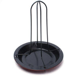 Hähnchen Grillgestell mit Grillpfanne