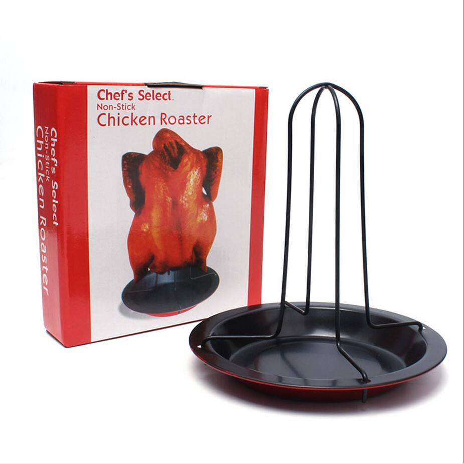 Hähnchen Grillgestell mit Grillpfanne