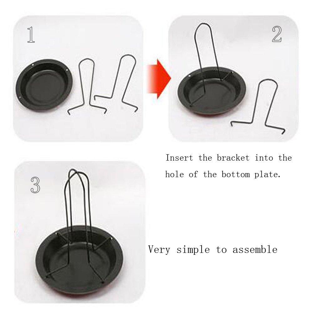 Hähnchen Grillgestell mit Grillpfanne