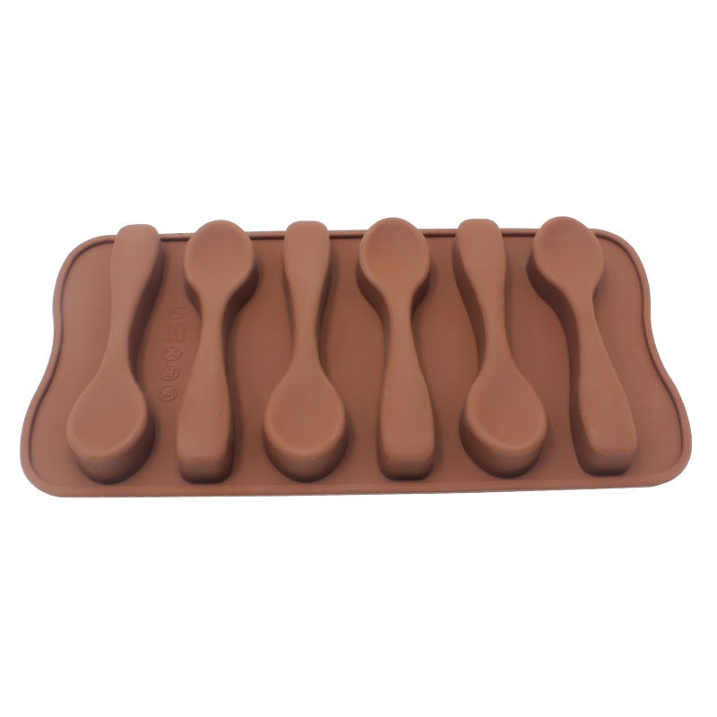 Herzblumen-Schokoladenform aus Silikon – Antihaft-Cake-Backform