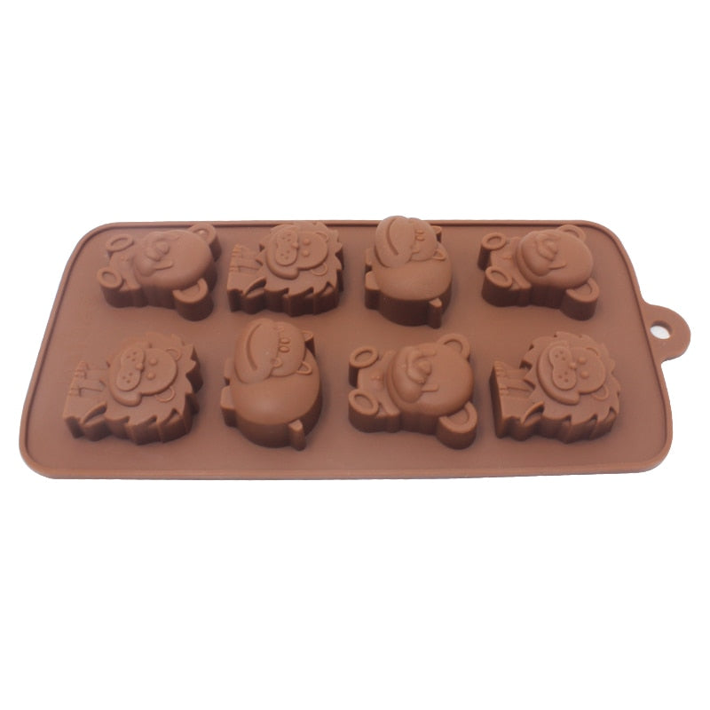 Herzblumen-Schokoladenform aus Silikon – Antihaft-Cake-Backform