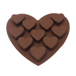 Herzblumen-Schokoladenform aus Silikon – Antihaft-Cake-Backform