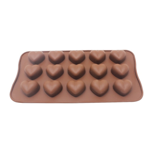 Herzblumen-Schokoladenform aus Silikon – Antihaft-Cake-Backform