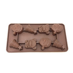 Herzblumen-Schokoladenform aus Silikon – Antihaft-Cake-Backform