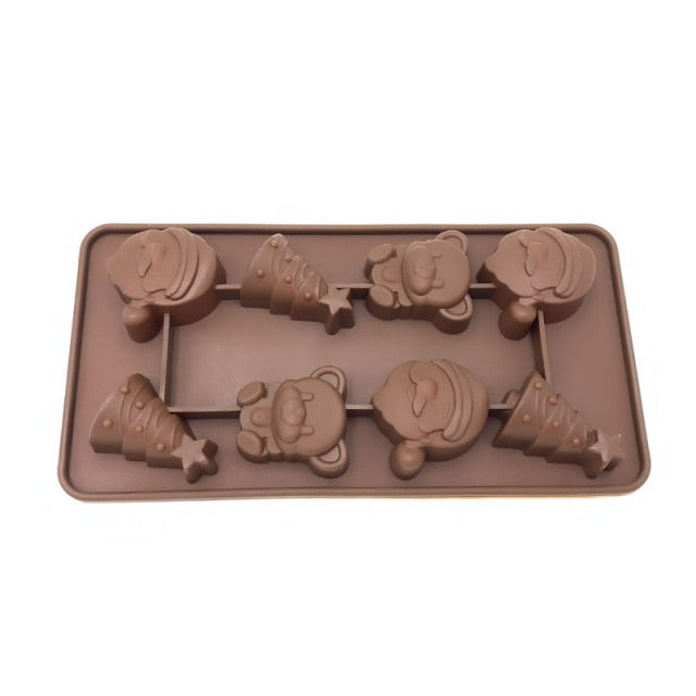 Herzblumen-Schokoladenform aus Silikon – Antihaft-Cake-Backform