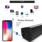 Bluetooth Wireless Soundbar Speaker System with USB and FM Radio