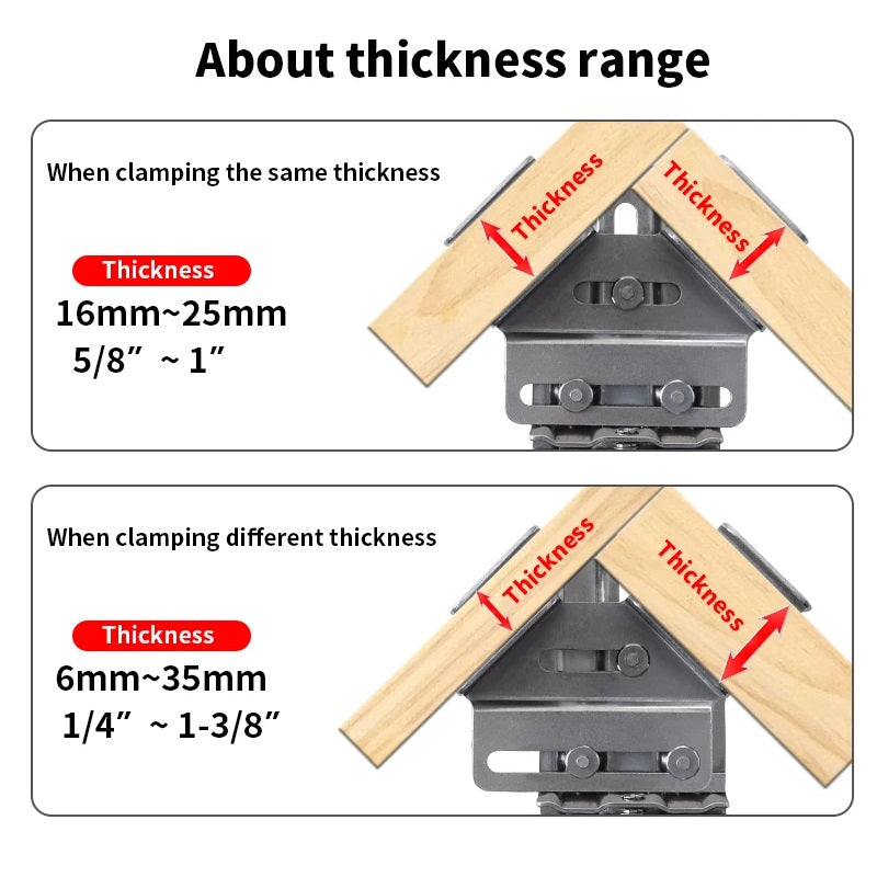 Multifunktionales Holz-Eckklemmenwerkzeug