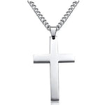 Cross Pendant Necklace for Men - Classic Design