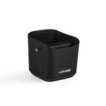 Quadratische Kaffeesatz-Klopfbox mit abnehmbarem Klopfbar und rutschfester Basis