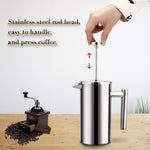 Kaffeebereiter aus Edelstahl – French Press für Espresso Kaffee