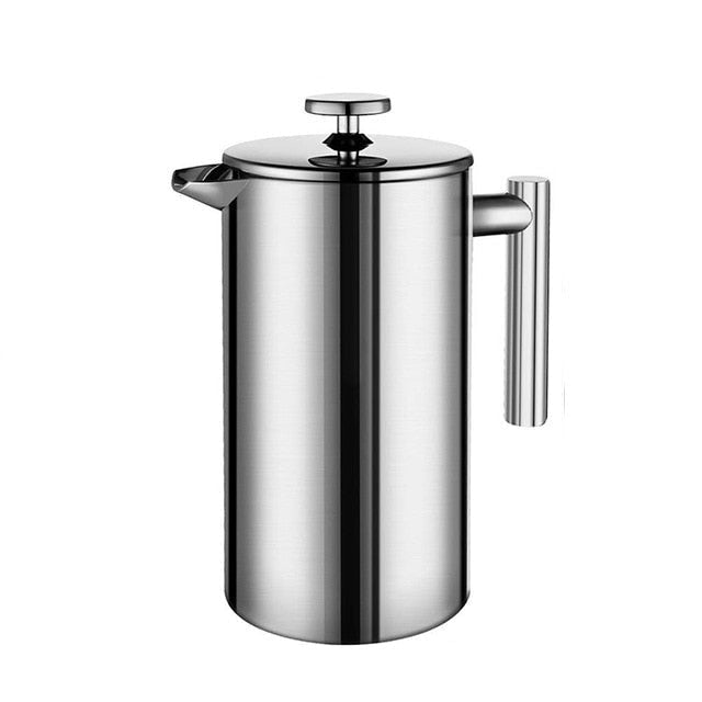 Kaffeebereiter aus Edelstahl – French Press für Espresso Kaffee