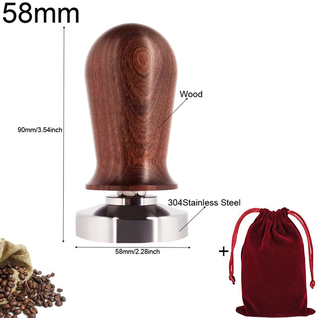 Edelstahl Kaffeetamping-Werkzeug mit einstellbarem Druck