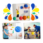 Colorful, Silent Indoor Basketball