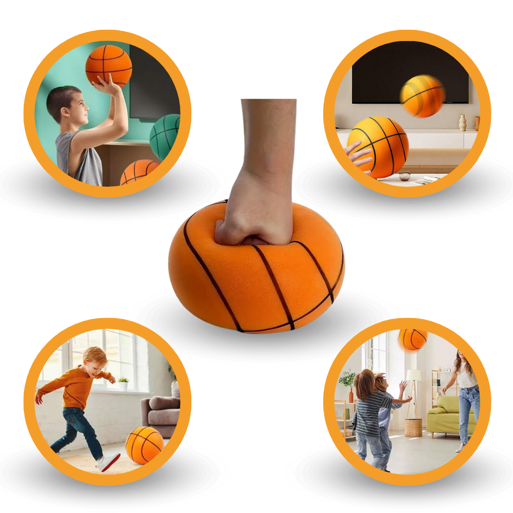 Colorful, Silent Indoor Basketball