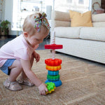 Spielturm für Kinder mit Regenbogen-Design