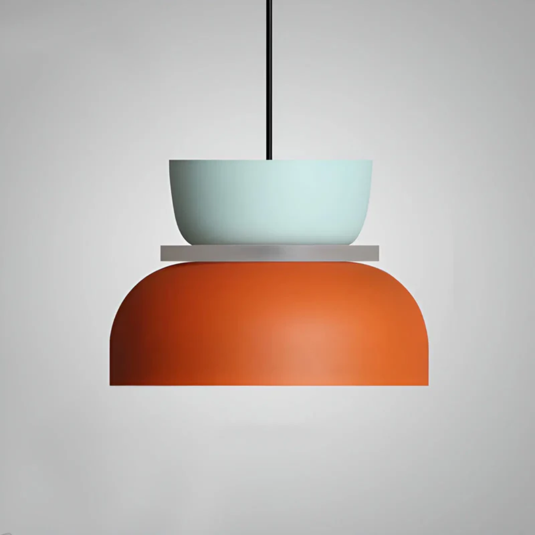 Lebendige Macaron LED Pendelleuchte – Farbenfrohe Eleganz