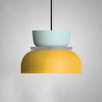 Lebendige Macaron LED Pendelleuchte – Farbenfrohe Eleganz