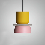 Lebendige Macaron LED Pendelleuchte – Farbenfrohe Eleganz