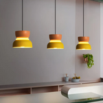 Lebendige Macaron LED Pendelleuchte – Farbenfrohe Eleganz