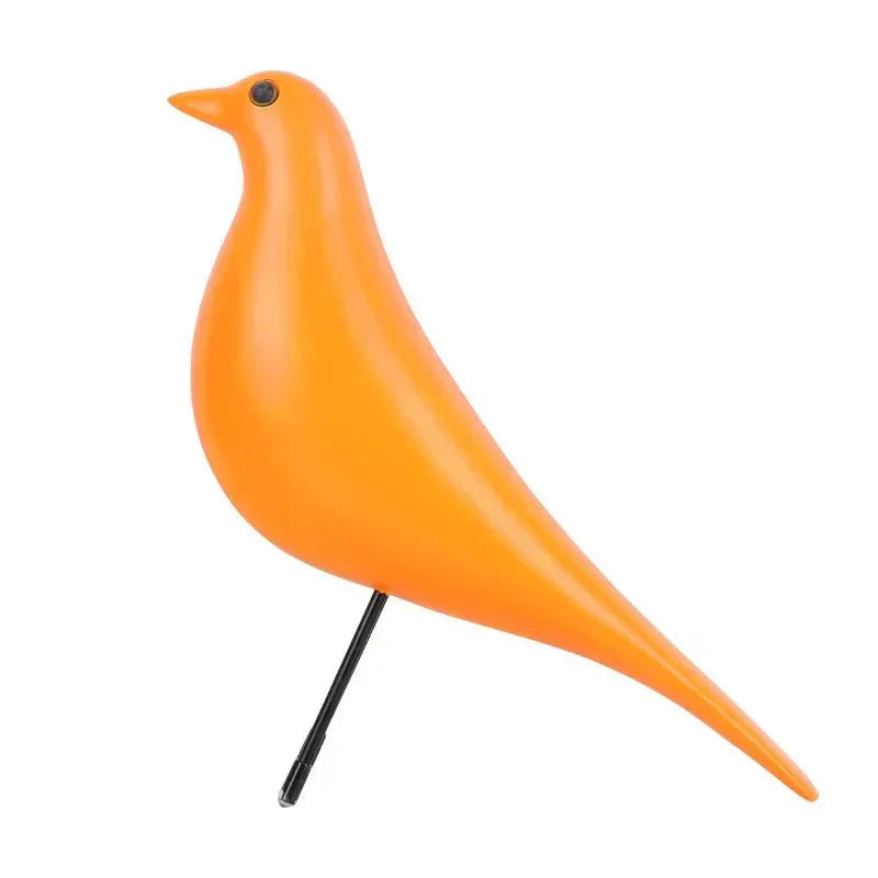 Lebendiges Vogelhaus-Dekoornament aus Kunstharz