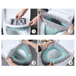 Toilet Seat Cushion with Handle for Enhanced Comfort