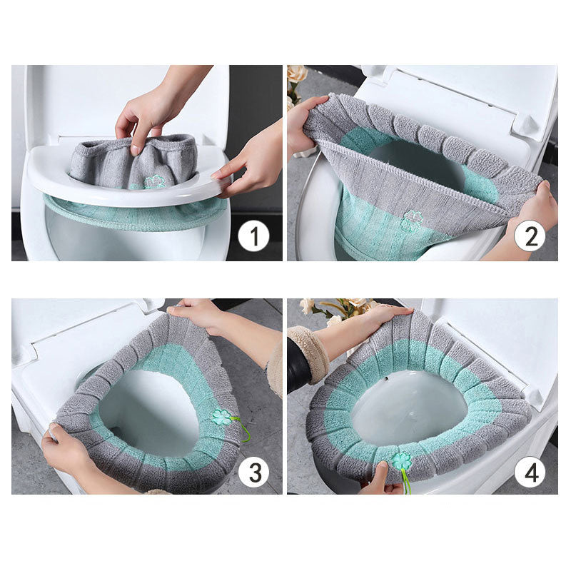 Toilet Seat Cushion with Handle for Enhanced Comfort