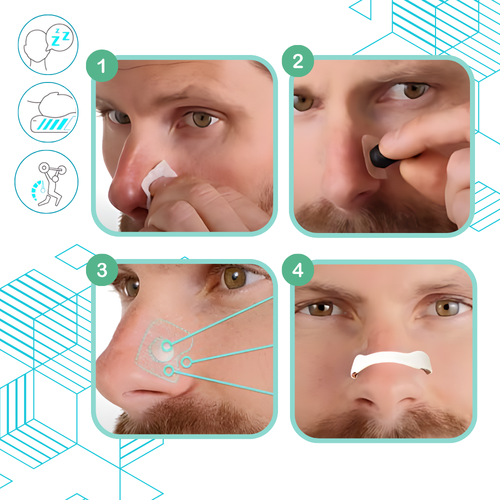 Breathing relief for restful sleep and enhanced performance