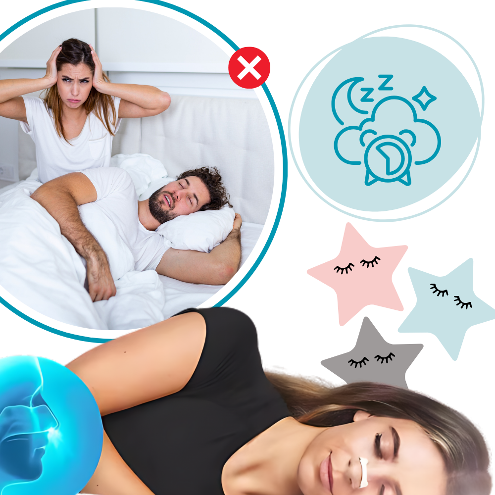 Breathing relief for restful sleep and enhanced performance