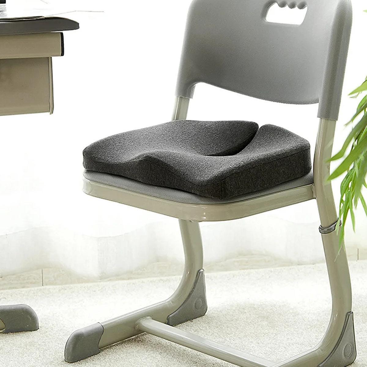 Ergonomisches Sitzkissen aus Memory-Schaum für Rücken und Steißbein