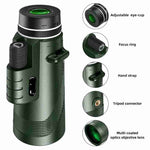 AussichtsGenie | 600x Kompaktes Teleskop mit Ultra-Zoom | Leicht, HD-Optik und Ideal für Outdoor-Aktivitäten