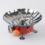 Portable Windproof Burner - Compact Folding Stove for Outdoor Camping