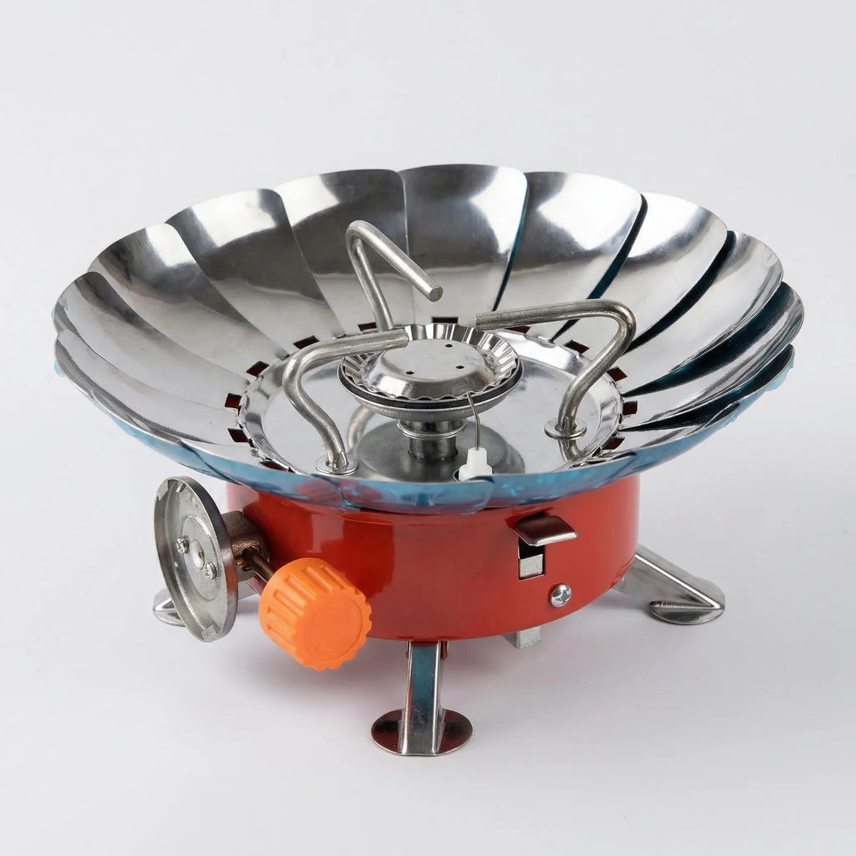Portable Windproof Burner - Compact Folding Stove for Outdoor Camping