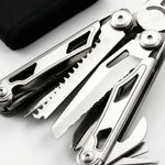Folding Multi-Tool with Pliers and Screwdriver Attachments, Compact