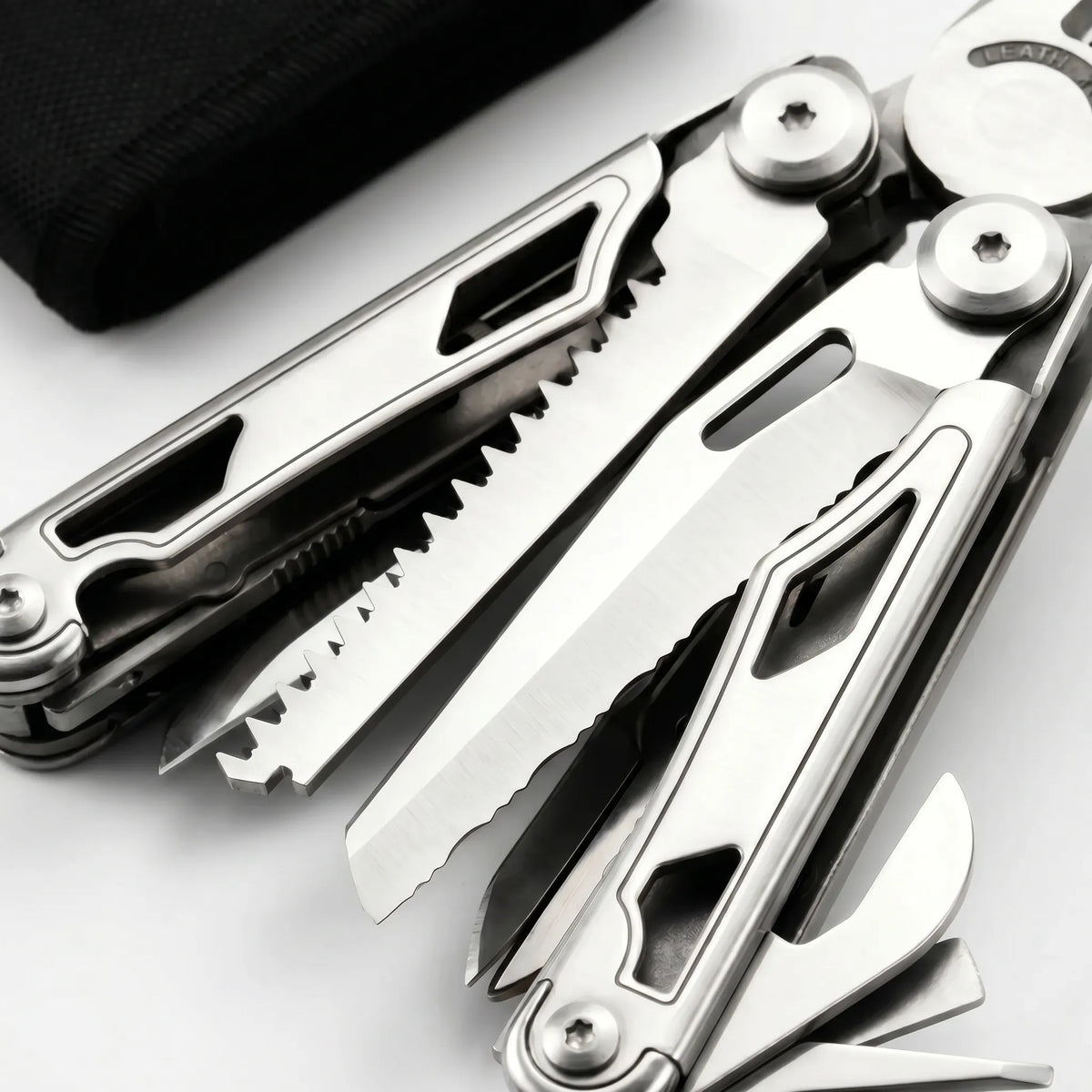 Folding Multi-Tool with Pliers and Screwdriver Attachments, Compact