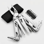 Folding Multi-Tool with Pliers and Screwdriver Attachments, Compact