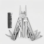 Folding Multi-Tool with Pliers and Screwdriver Attachments, Compact