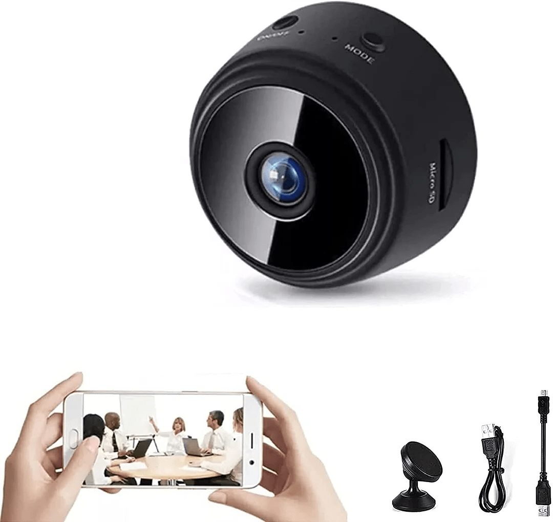 High-Definition Security Camera – Night Vision and Remote Control App
