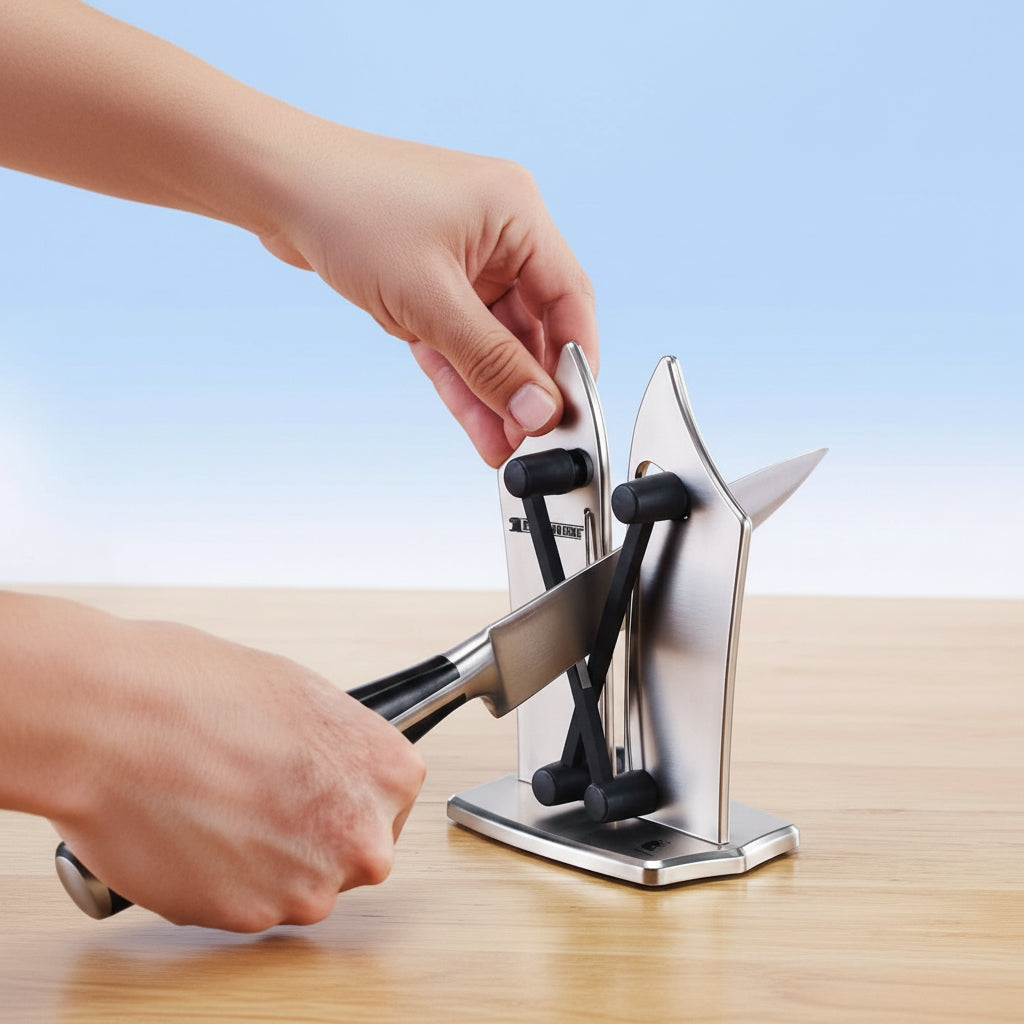 Effortless Blade Maintenance with Precision Kitchen Knife Sharpener