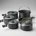 Compact Camping Cookware Set for Everyone - Unisex Design