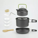 Compact Camping Cookware Set for Everyone - Unisex Design