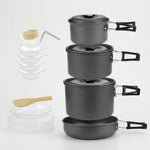 Compact Camping Cookware Set for Everyone - Unisex Design