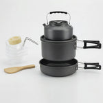 Compact Camping Cookware Set for Everyone - Unisex Design