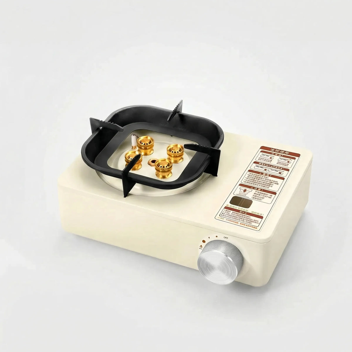 Compact High-Output Butane Gas Stove for Outdoor Use