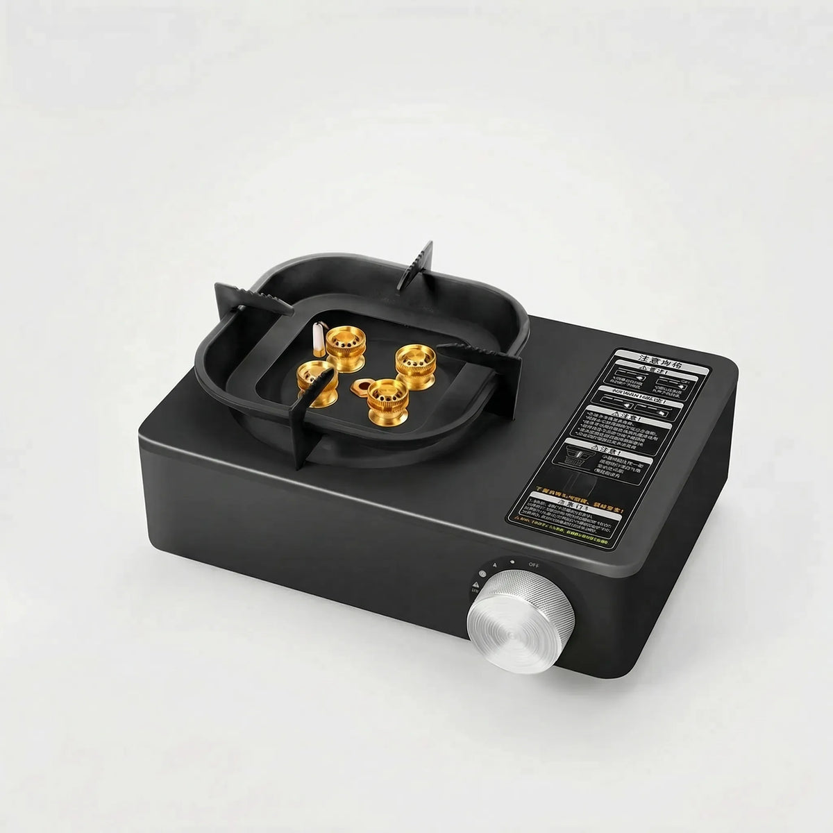 Compact High-Output Butane Gas Stove for Outdoor Use