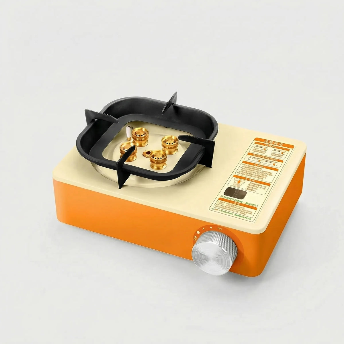 Compact High-Output Butane Gas Stove for Outdoor Use